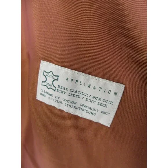 VGT Steinbock Jacket 42 Virgin Wool Leather Loden Austrian Sweater